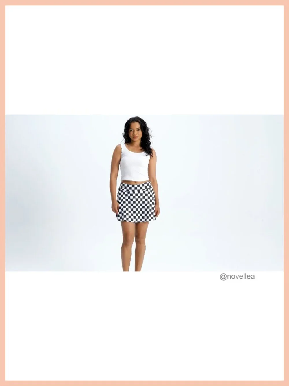 High Waisted Tennis Skort with Built-in Shorts Pocket and Pleated Skirt